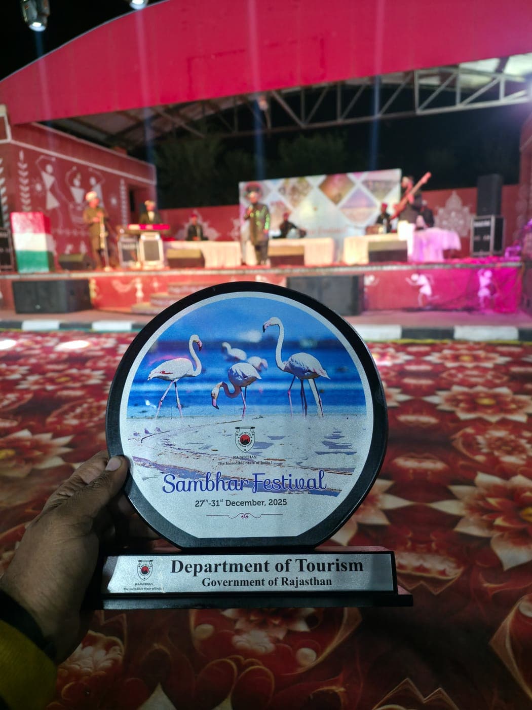 Honour at the Sambhar Festival