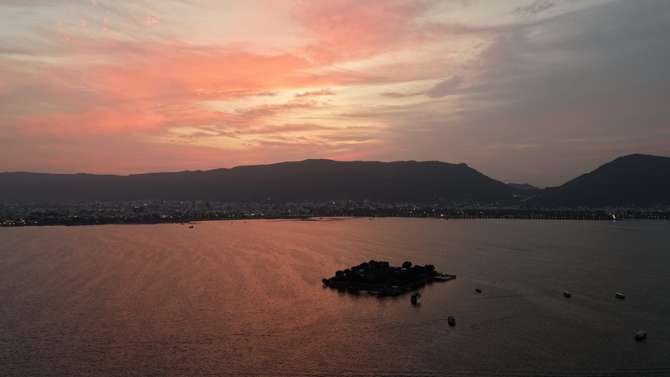 Ana Sagar, evening — Ana Sagar, Ajmer