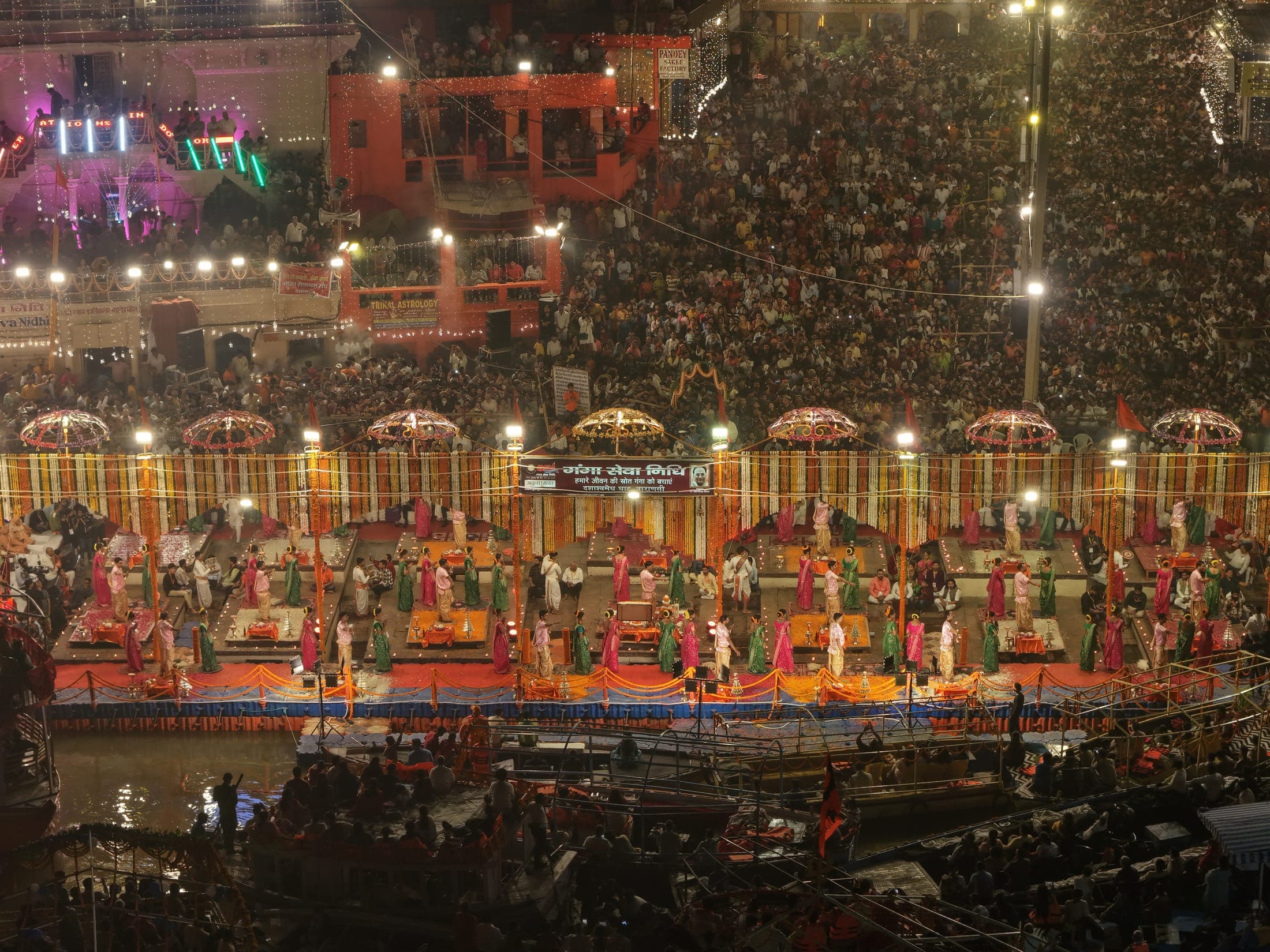 The river of lamps — Varanasi