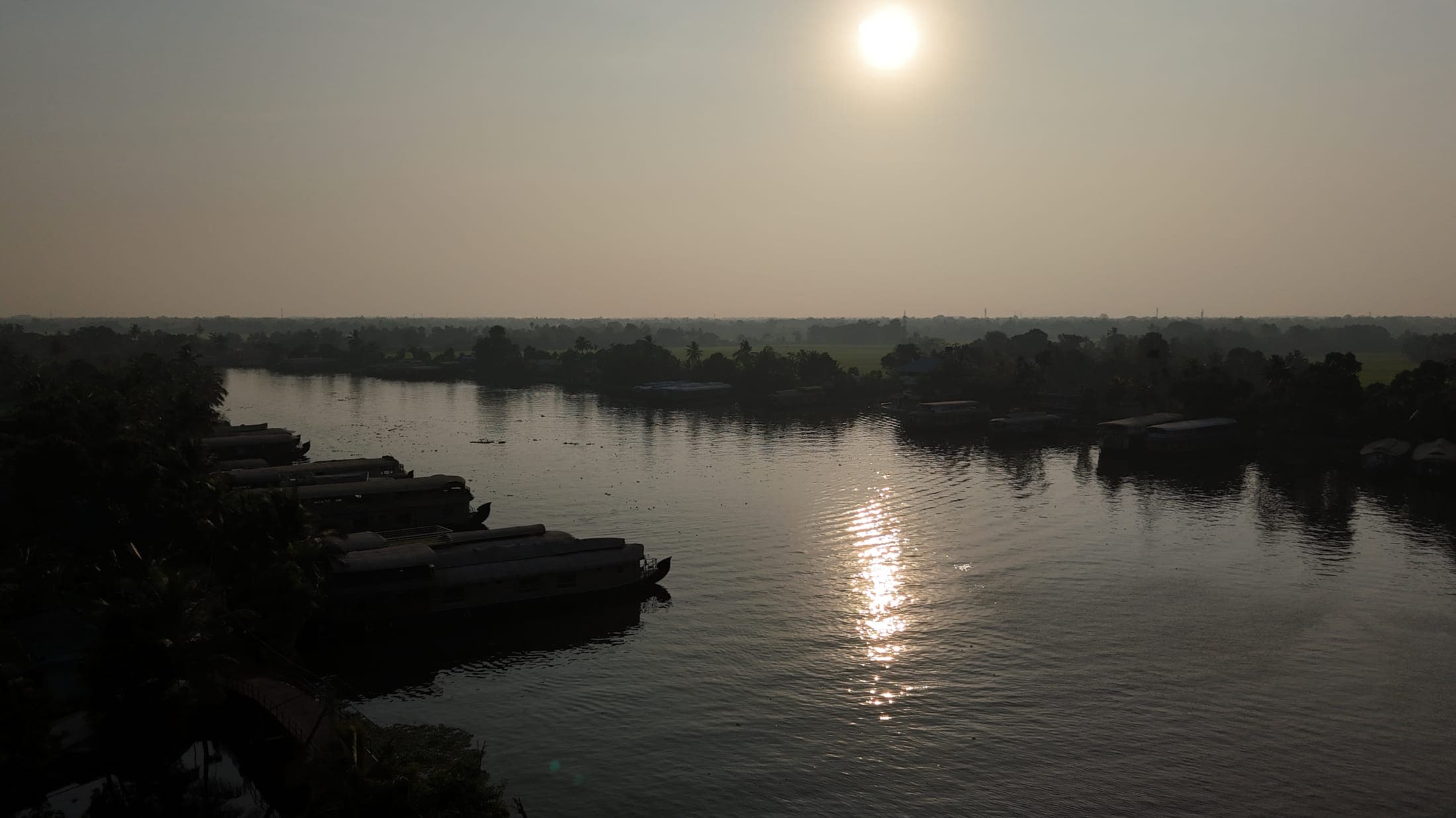 The backwaters — Alappuzha