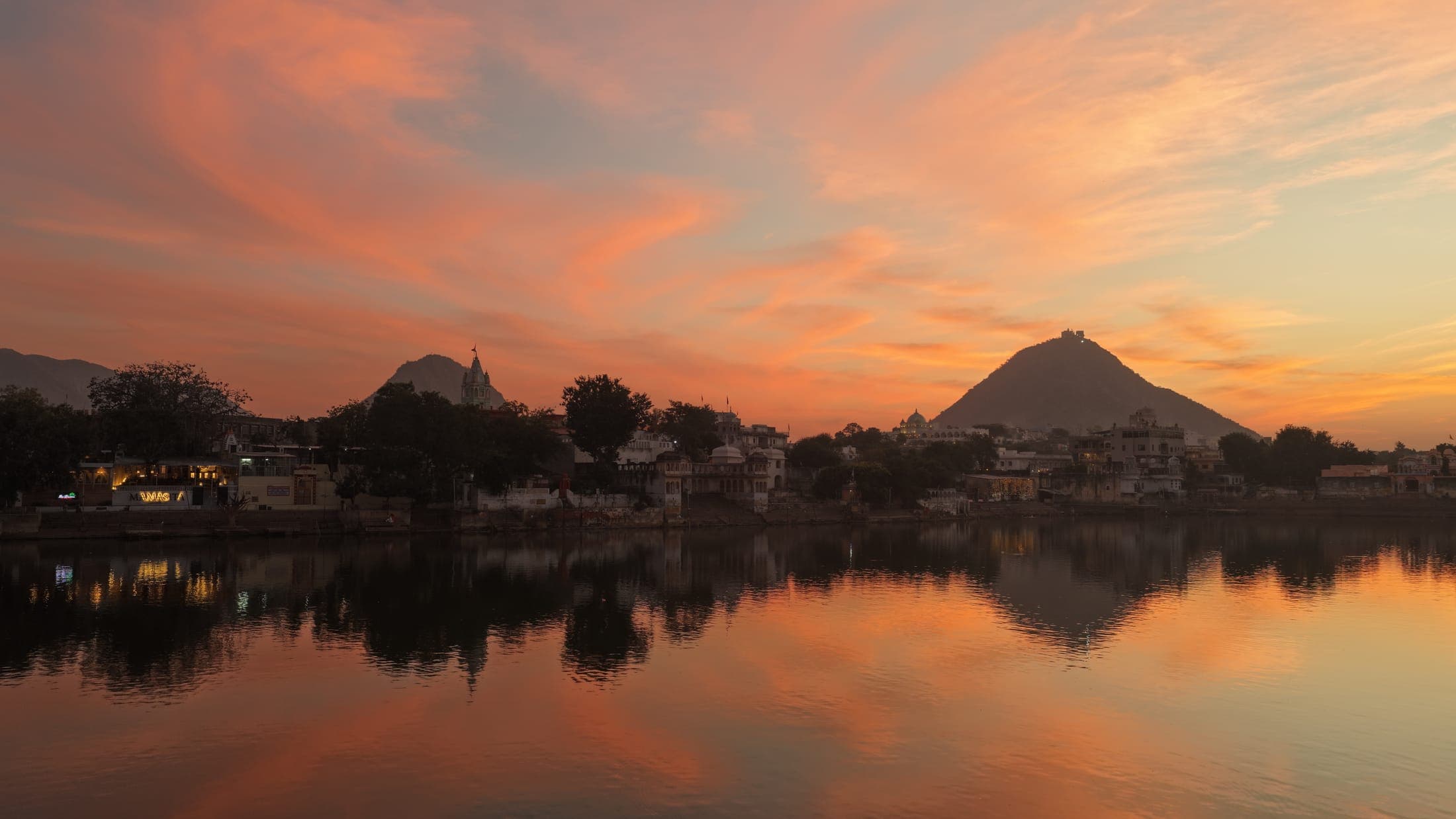 Evening on the ghats